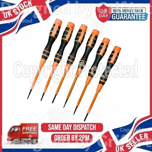 6pc precision screw driver set - screw,